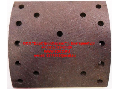 Накладка тормозная задняя (15 отв.) DF белый DONG FENG (ДОНГ ФЕНГ) 3502ZS10-105 для самосвала фото 1 Симферополь